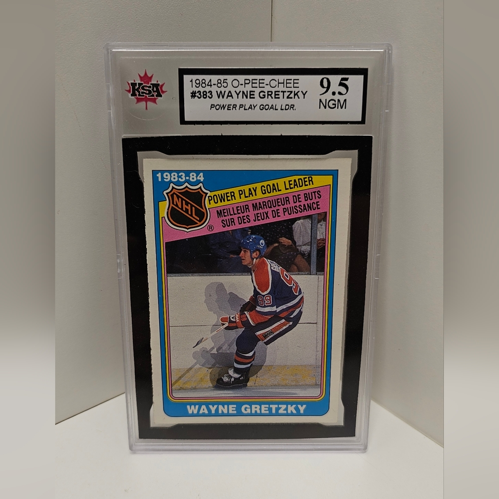 Wayne Gretzky Trading Card - Black Frame